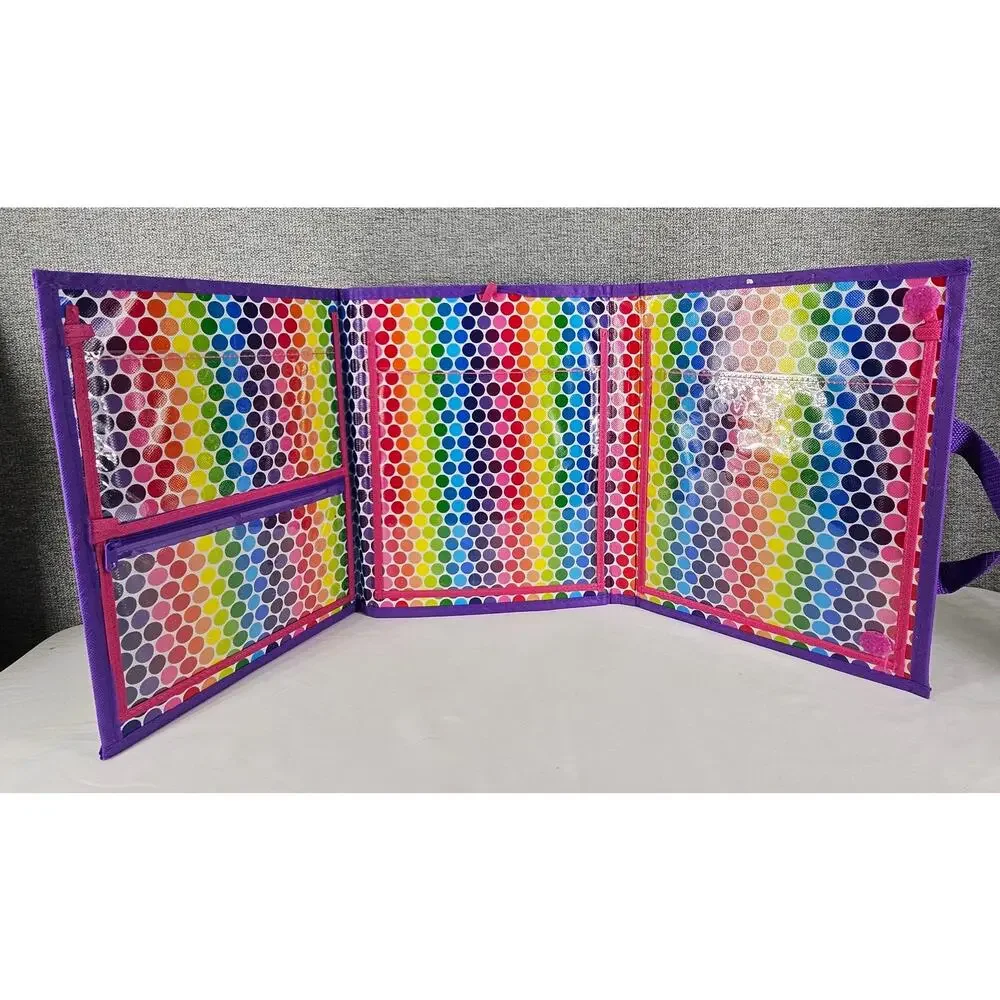 LISA FRANK TIKANNI TRIFOLD PORTFOLIO ART CASE FOLDER - 2020 RELEASE • CASE ONLY